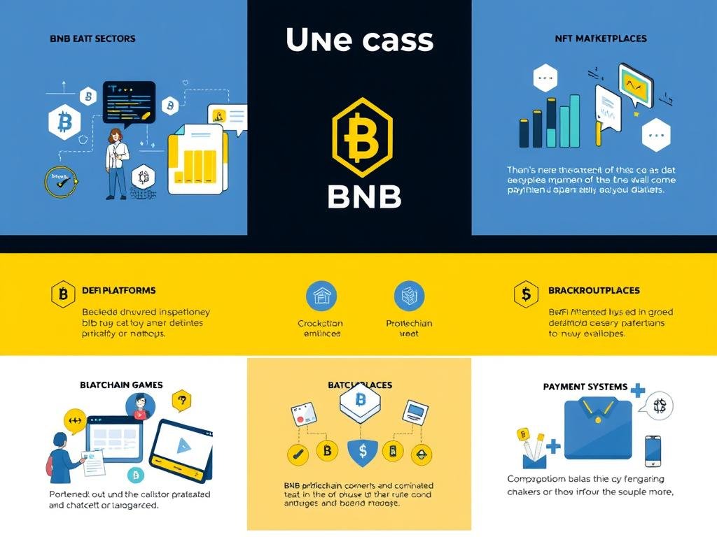Various BNB use cases across DeFi, NFTs, gaming, and payments Various BNB use cases across DeFi, NFTs, gaming, and payments